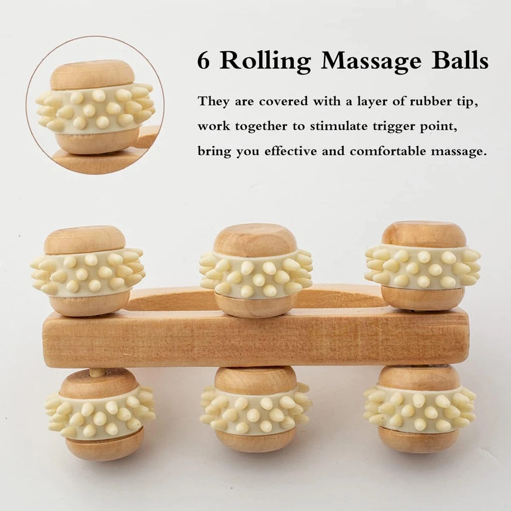 Manual Wooden Massager